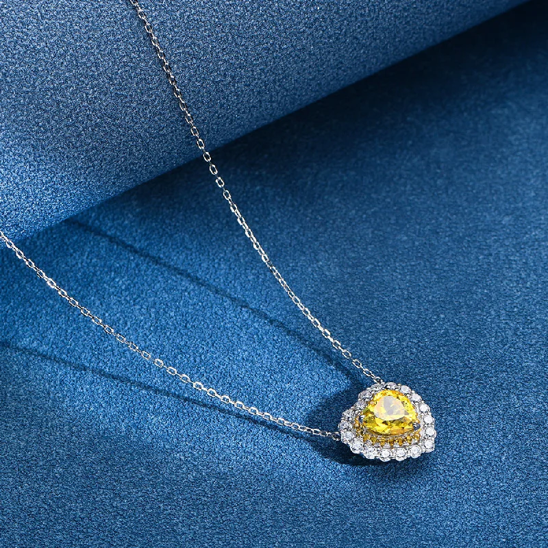 Yellow Diamond Necklace