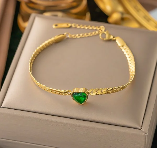 Heart Lvzuan Bracelet Gold