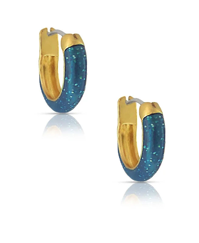 Earrings With Matte Look-Hoop Earrings