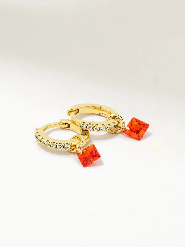 Earrings For Epic Looks-Paradise Huggie Earrings