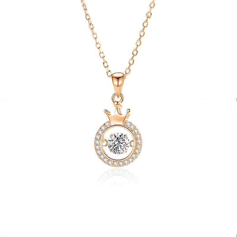 Moissanite White Diamond Rose Gold