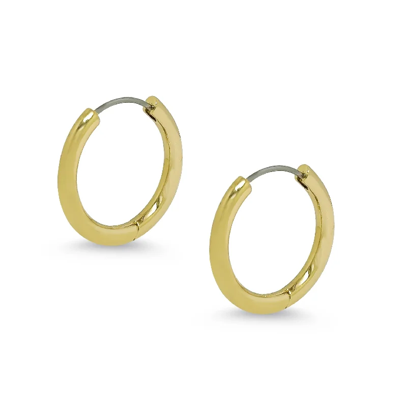 Earrings For Mix And Match-Tubular Hoop Earrings - Large