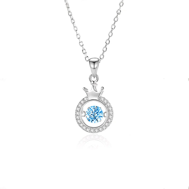 Zircon Blue Diamond White Gold Color