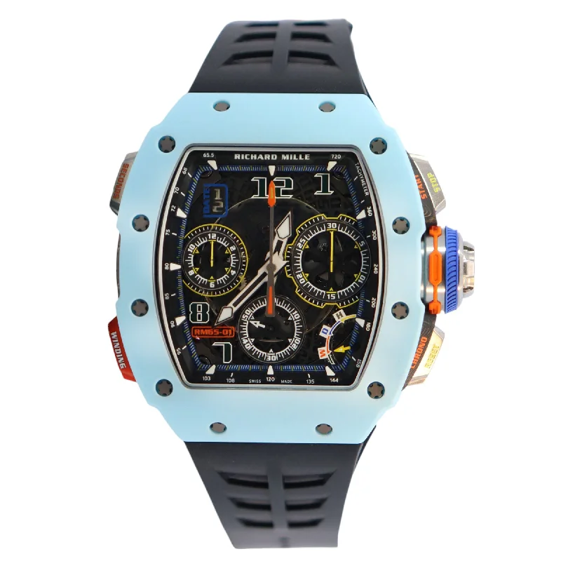 Watches Price Tips-Richard Mille RM65-01 42.5mm Openwork Dial Watch Ref# RM65-01