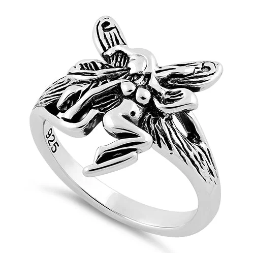 Rings Value Deals-Sterling Silver Fairy Ring