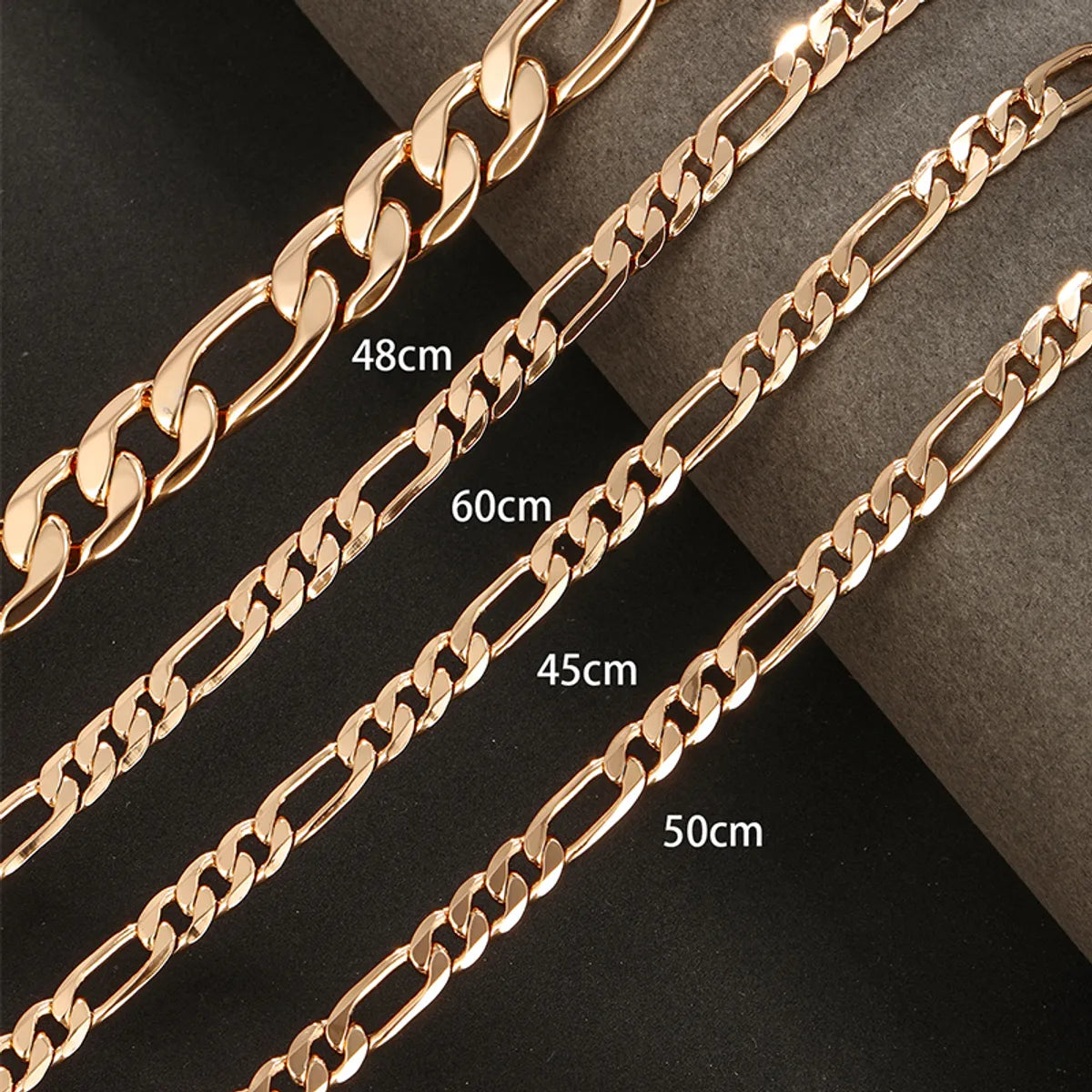 Best Quick Necklaces-Hip-Hop Xuping Solid Color Copper Alloy Plating 18k Gold Plated Men'S Necklace