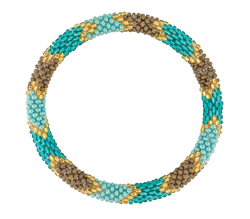 Bracelets For Wide Fits-8 inch Roll-On® Bracelet <br> Patina