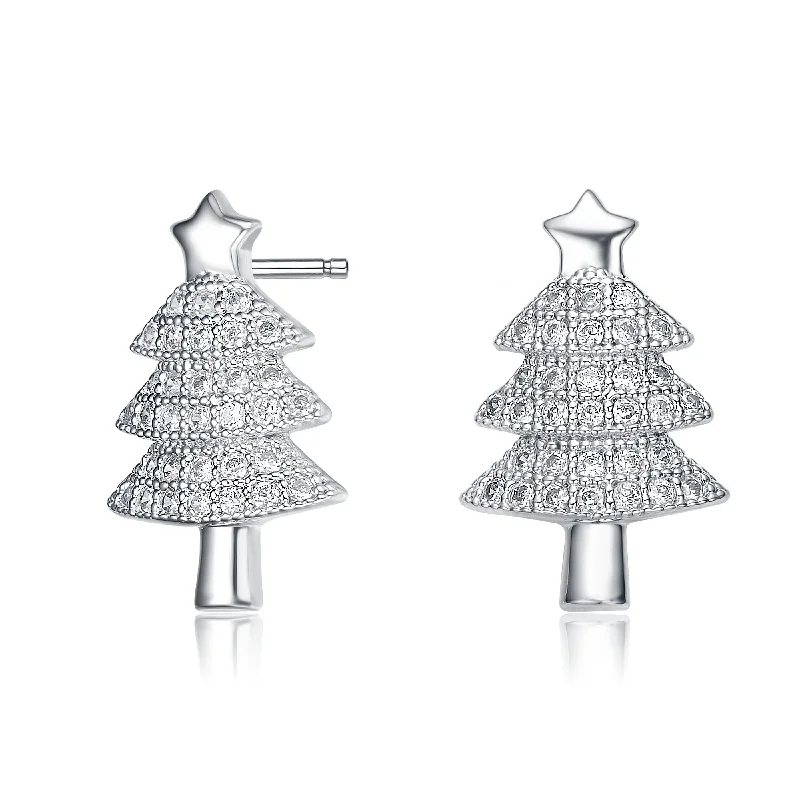 Earrings Glow Rating-Les Haudères Christmas Tree Earrings