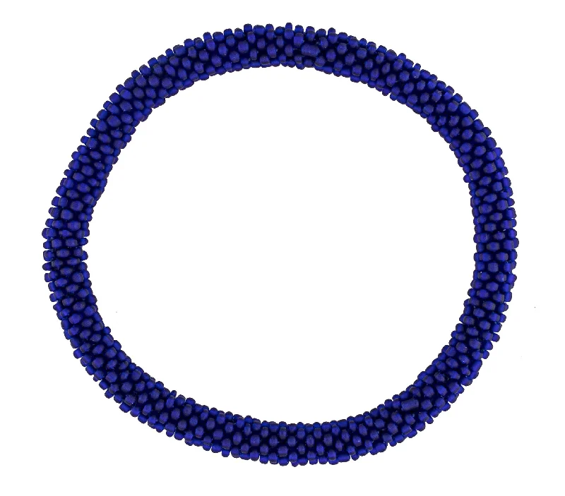 Bracelets For Tight Fit-Men's Roll-On® Bracelet <br> Blue Solid