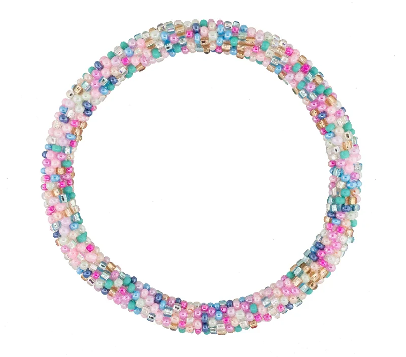 Bracelets Wear Tips-8 inch Roll-On® Bracelet <br> Flower Power Speckled