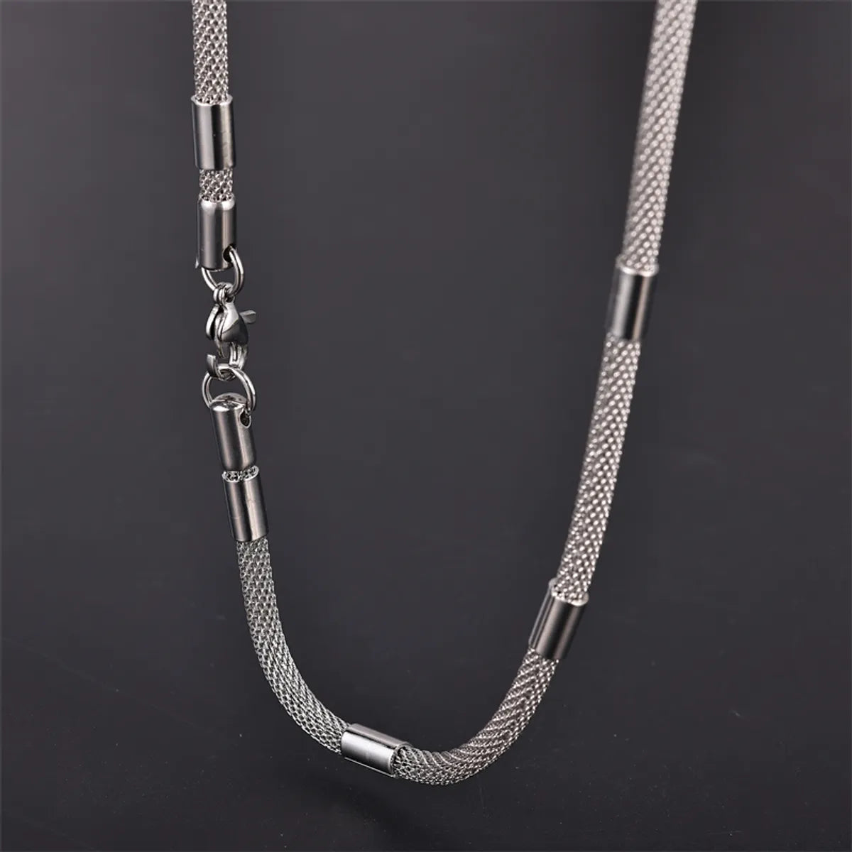 Necklaces For Steady Wear-Simple Style Solid Color Stainless Steel Women'S Necklace