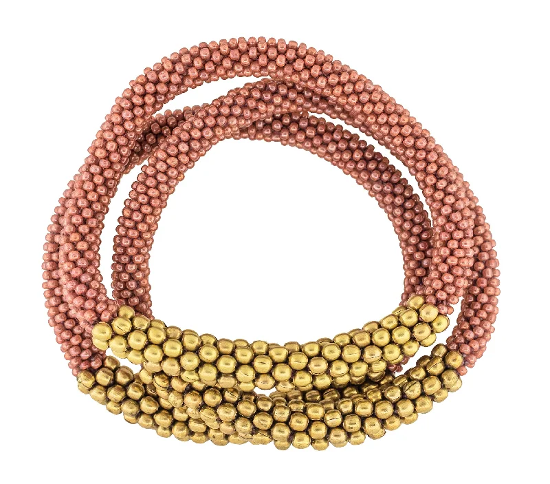 Bracelets For Travel Looks-Statement Roll-On® Bracelets <br>  Golden Division Terracotta