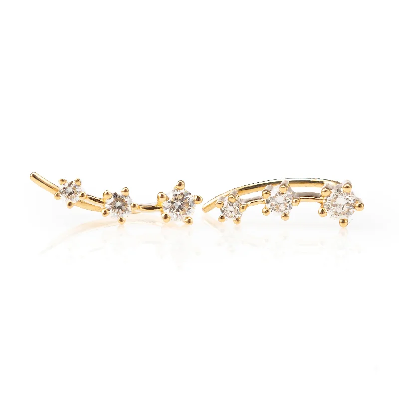 Earrings Top Designers-Petite Constellation Crawlers