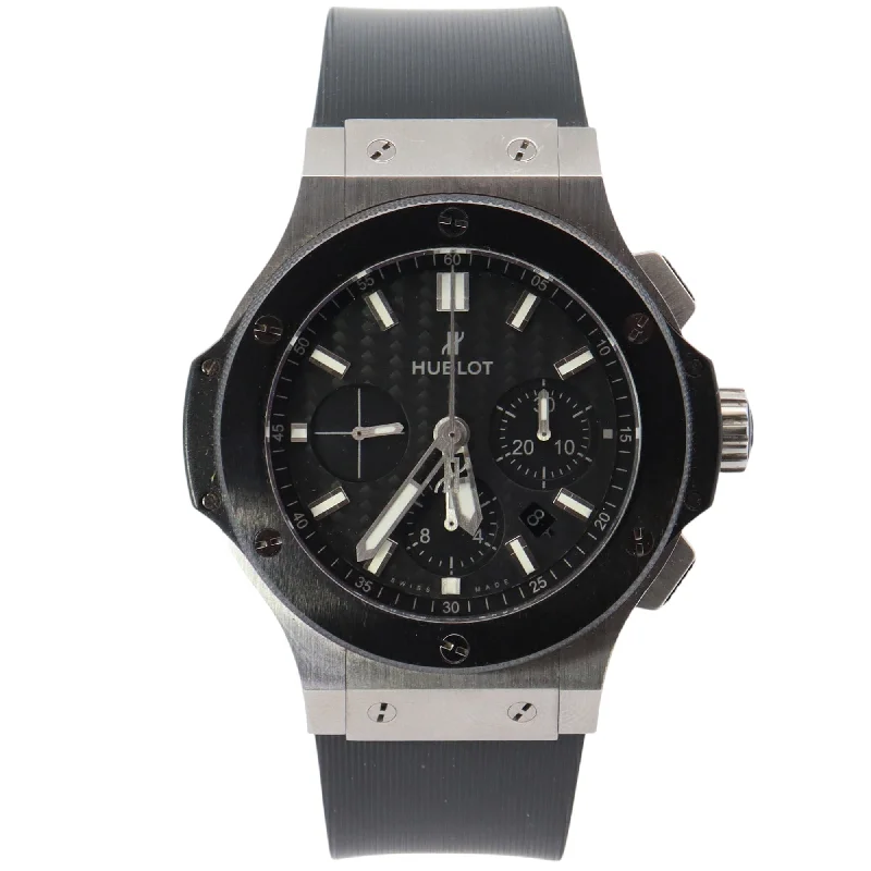 Watches For Formal Events-Hublot Big Bang 44mm Carbon Dial Watch Ref# 301.SM.1770.RX