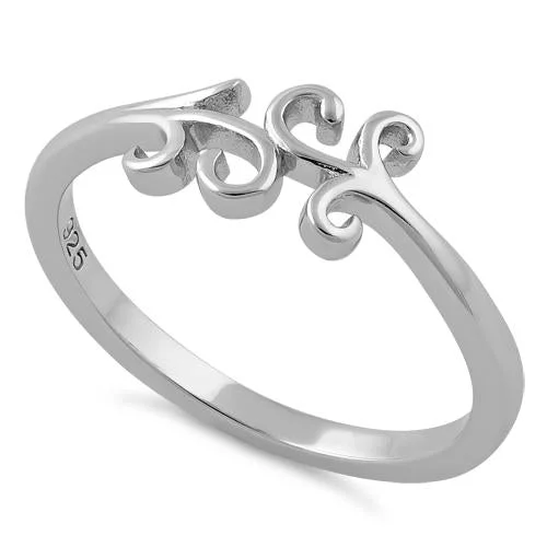 Bold Rings For Nights-Sterling Silver Vines Ring