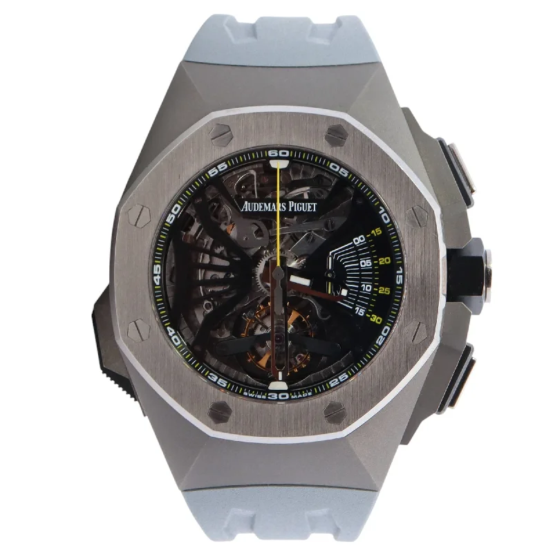 Watches Styling Ideas-Audemars Piguet Royal Oak 44mm Openwork Dial Watch Ref# 26577TI.OO.D002CA.01