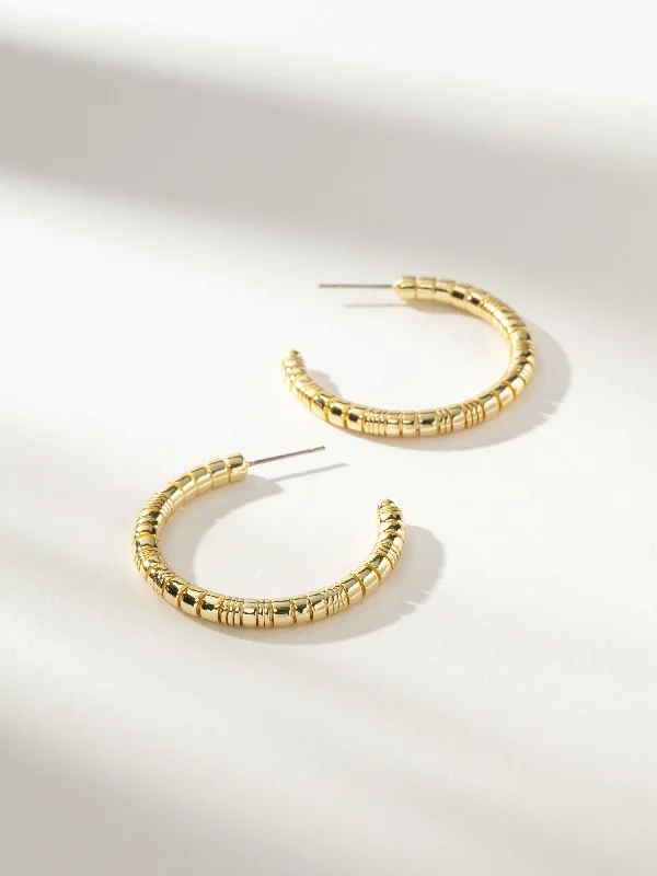 Best Earrings For Office Wear-Next Level Hoop Earrings