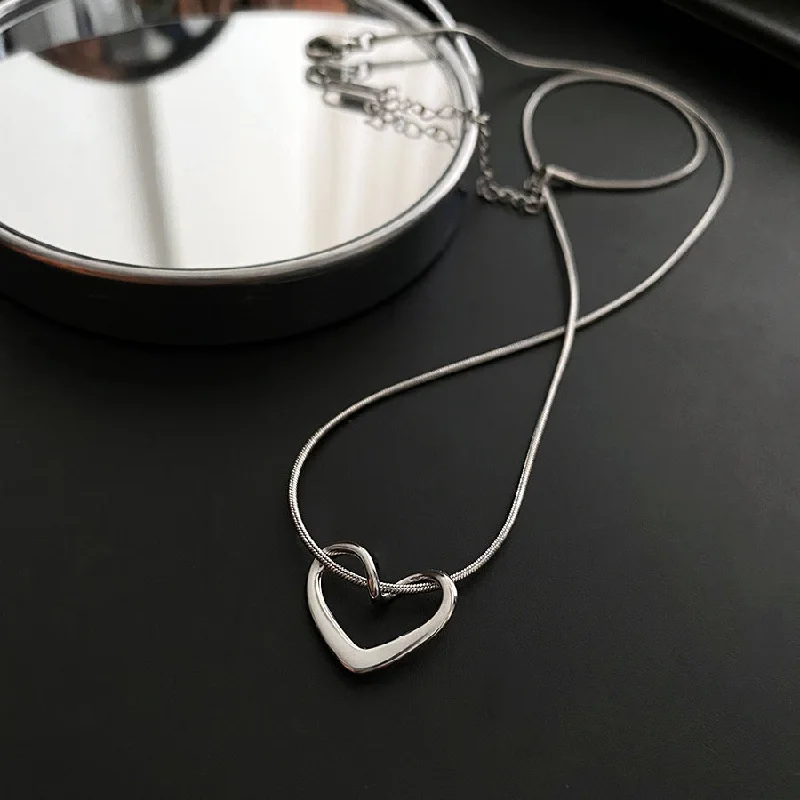 847 Love Necklace Silver