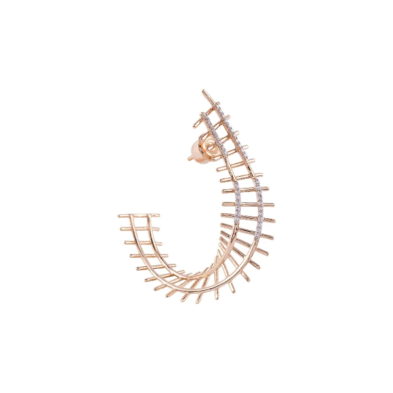 Earrings Sound Guide-Maxi Railway Hoop Earring