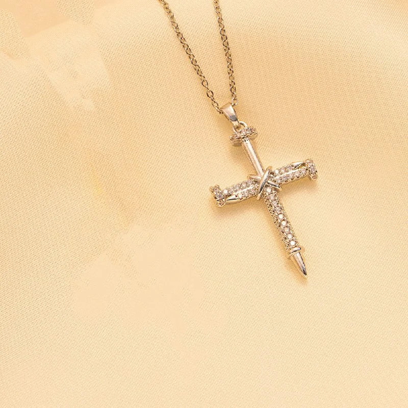 8816 Cross Silver