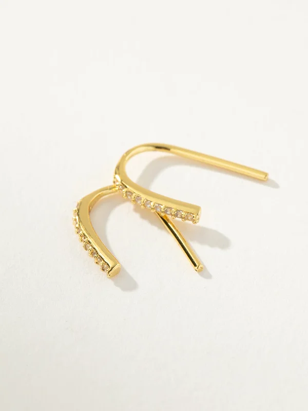 Earrings For Gold Lovers-Tiny Ear Jacket