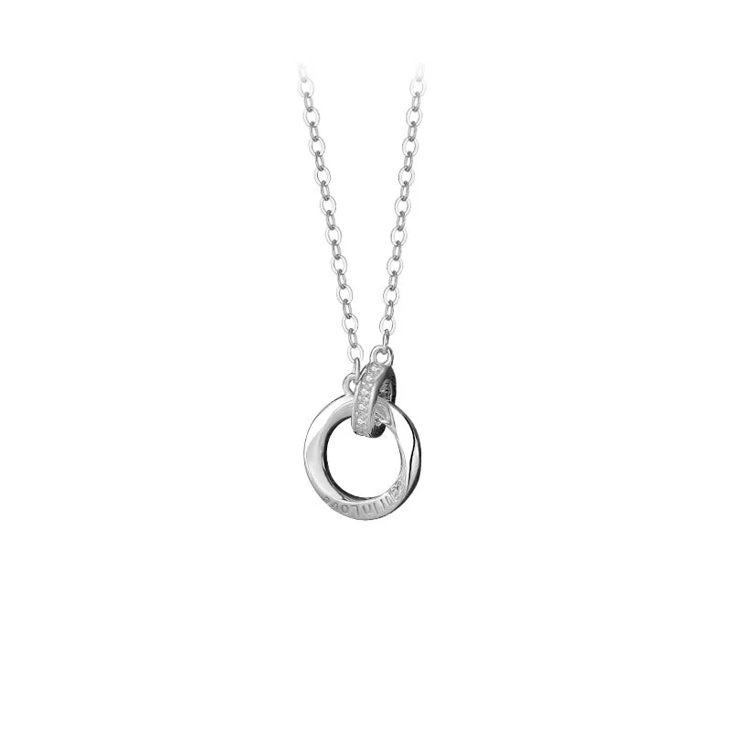 A464a-White Gold Color Necklace