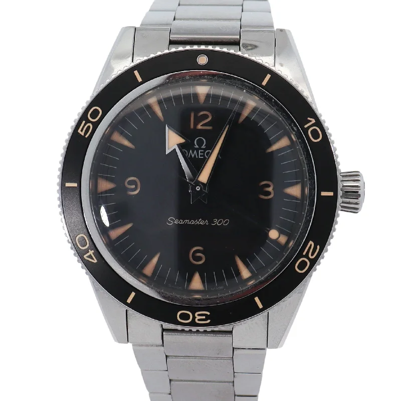 Watches Shine Tips-Omega Seamaster 41mm Black Dial Ref# 234.30.41.21.01.001