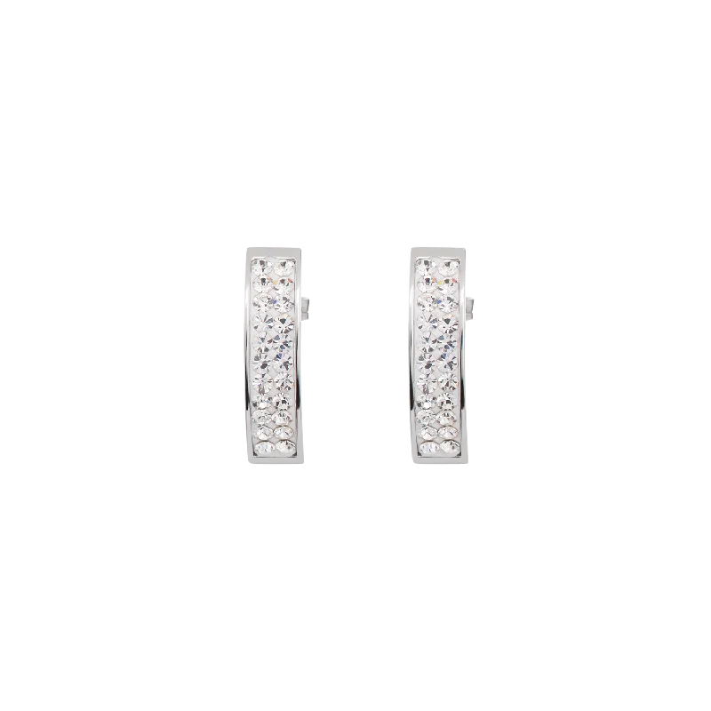 Earrings For Adults-Earrings crystals pavé crystal