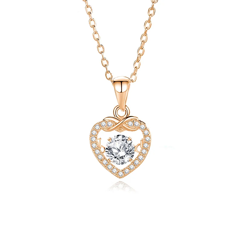 Moissanite White Diamond Rose Gold