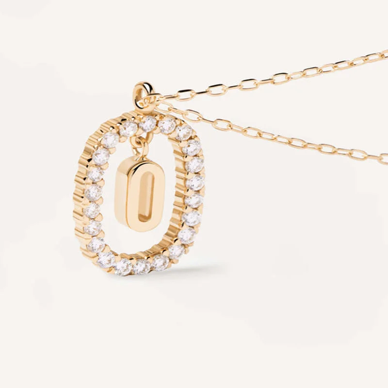 18K Gold Letter O