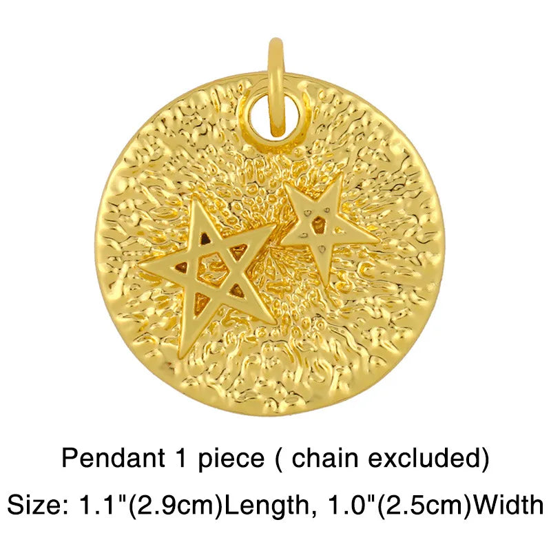 Double Five-Pointed Star Pendant