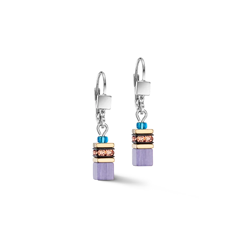 Earrings For New Wearers-GeoCUBE® Iconic Lite Earrings Rainbow