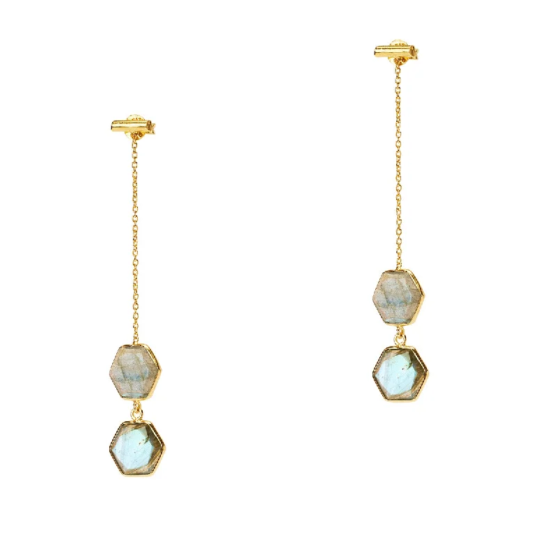 Earrings For Epic Looks-Oracle Labradorite Earrings