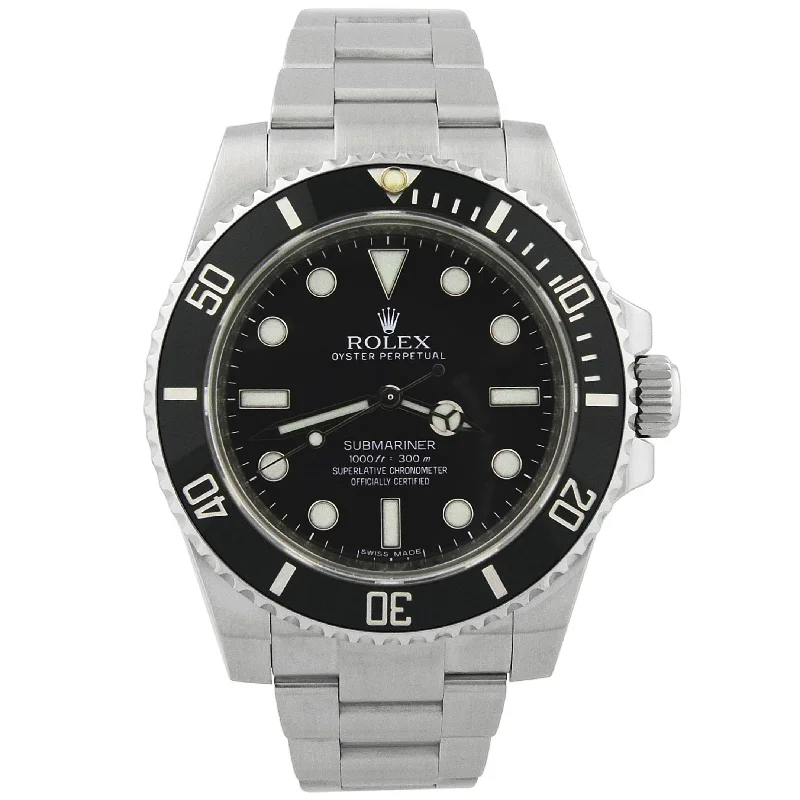 High Grade Watches-Rolex Submariner 40mm Black Dial Watch Ref# 114060