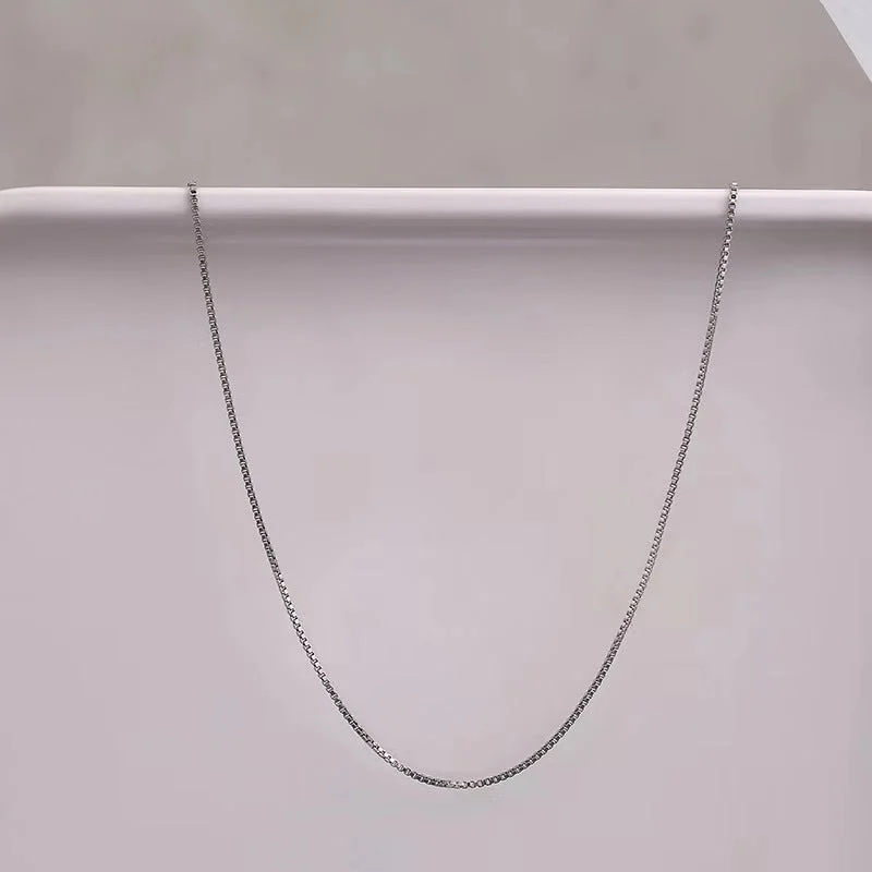 Silver Box Chain [40 5]]