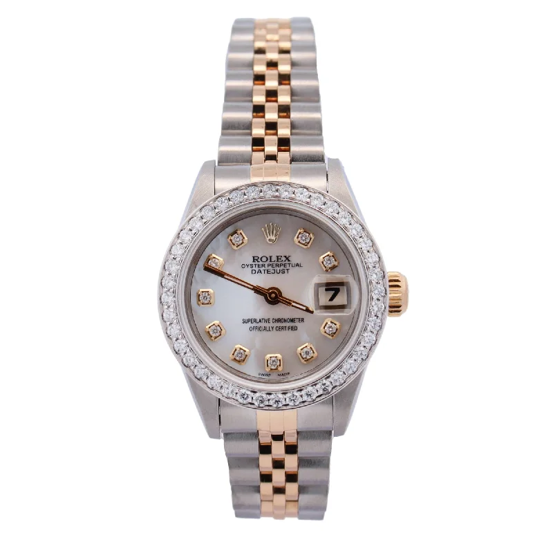 Eco-Friendly Watches-Rolex Datejust 26mm MOP Dial Watch Ref# 69173