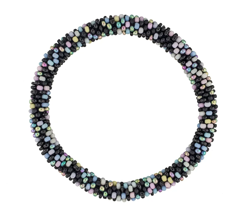 Bracelets For Winter Days-8 inch Roll-On® Bracelet <br> Pastel Moon Speckled