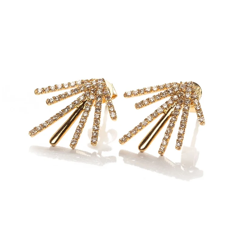 Earrings For Date Looks-Deco Burst Earrings