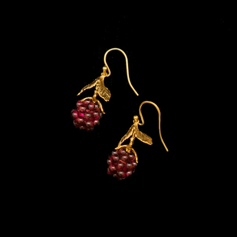 Earrings Comfort Guide-Fine Raspberry Earrings